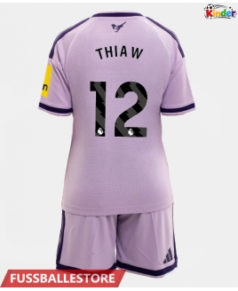Günstige Newcastle United Malick Thiaw #12 3rd trikot Kinder 2026-27 Kurzarm (+ Kurze Hosen)